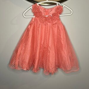 Bonnie Baby Pink Dress with White Dots